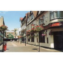 Fish Street Northampton Pub Postcard