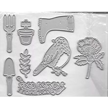 Secret Garden Die Set. Up to 4x4cm. Die Cutting Cardmaking Scrapbooking Crafts