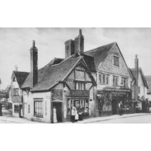 George Pallett's Newsagents Saddlers Row Petworth Sussex Postcard
