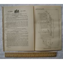 1890 Patent No. 16,658 galley receiver printers frames, Thomas Reeves, London