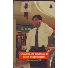 Call Zone S'pore $5 Telephone Card (Used)