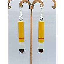 Funky Quirky Cigarette Cigar Novelty Punk Dangle Drop Earrings UK