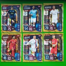 Match Attax Extra 2019 2020 Hat Trick Hero HH1 - HH6 Champions League Foils