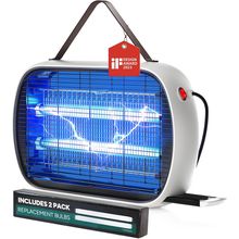 Buzbug Bug Zapper Indoor for 5000 Sq. Ft., 20W Instant Electric Mosquito Zapper,