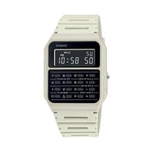 Casio Men's White 8 Digit Calculator Watch