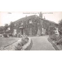 Standwell Cottage, Rickinghall, Suffolk : Pawsey printed postcard 1704