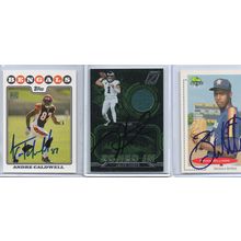 Autographed 3 Card Lot with Jalen Hurts Signed