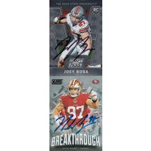 NICK BOSA & JOEY BOSA OHIO STATE ALUMNI BROTHERS AUTO 2016/20 TO BILLS & 49ERS