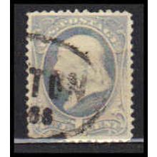 Used 206 1c Benjamin Franklin Fine RA0437