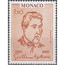 Monaco 1980 Michel 1425 Neuf ** Cote (2008) 1.10 € Guillaume Apollinaire