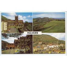 Malvern Multiview Worcestershire Postcard 10635