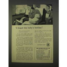 1955 Bell Telephone Ad - I Forgot The Baby's Bottles!