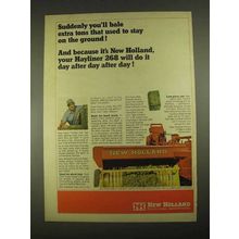 1967 New Holland Hayliner 268 Baler Ad - Extra Tons