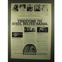 1977 Firestone 721 Steel Belted Radial Ad
