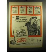 1948 My Dear Secretary Movie Ad - But later (much later).. They just couldn't