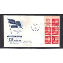 FDC Artmater C79a 13c Winged Letter Pane/6 (Cachet-Label/A) CV41600