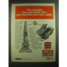 1973 Omark Primers Ad - The Lewiston two-way primer test