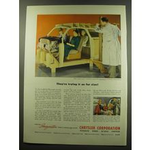 1949 Chrysler Corporation Ad - They're trying it on for size!