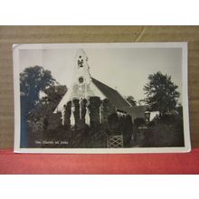 LODE CHURCH, CAMBRIDGESHIRE used vintage postcard RP c. 1960 /