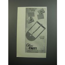 1952 Olga Tritt Cuff Links and Belt Buckle Advertisement