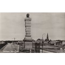 Harlingen Stenen Man Dutch Real Photo Postcard