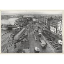 Hall Quay Great Yarmouth Norfolk in 1940s Aerial Postcard