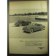 1956 Jaguar XK-140 Convertible and Hardtop Coupe Advertisement
