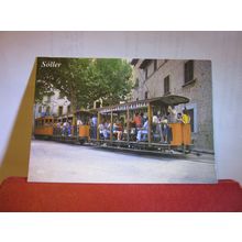 ELECTRIC MOUNTAIN TRAIN, SOLLER, MALLORCA, SPAIN unused postcard #