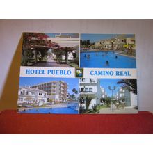HOTEL PUEBLO CAMINO REAL, TORREMOLINOS, COSTA DEL SOL, SPAIN used postcard =