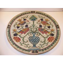 ORIENTAL ACCENT PLATE / PLATTER MADE IN CHINA BIRDS