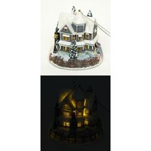 Thomas Kinkade 1998 Gathering Lighted Ornament