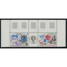 FSAT TAAF Manned Flight 2v Top Strip 1984 MNH SG#190-191 MI#192-193