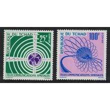 Chad Space Telecommunications 2v 1963 MNH SG#97-98
