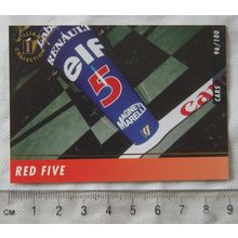 Maxx card 96/100 Red Five, Williams, Nigel Mansell