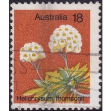 Australia 1975 18c Flower with Doctor Blade Flaw