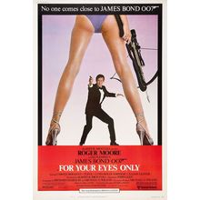 For Your Eyes Only (1981)_3 Movie Film Poster Canvas iconic design