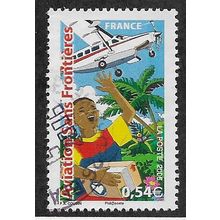 FRA 2006 54c 'AVIATION SANS FRONTIERES' FINE USED (EBID66-988)