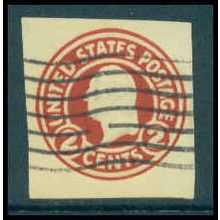 Used U429 2c George Washington Fine Cut Square WA3089