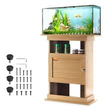 Aquarium Stand, 20 Gallon Fish Tank Stand, 25.2 x 15.7 x 28.3 in MDF Turtle ...