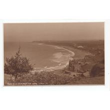 Sandsend from the Cliffs Yorkshire Judges Postcard 15930