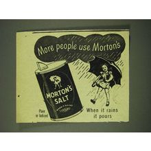 1948 Morton's Salt Ad - More people use Morton's