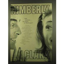 1965 Kimberly-Clark Paper Ad - Mention in Sheboygan