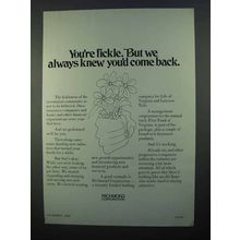 1968 Richmond Corporation Ad - You're Fickle
