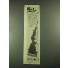 1972 Mossberg Model 800 Rifle Ad - The Rugged American