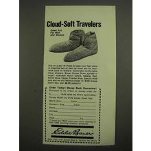 1974 Eddie Bauer Down Sox Ad - Cloud-Soft Travelers