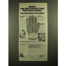 1987 Du Pont The Ugly Glove Ad - Simply The Best Protection