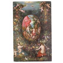 MUSEO DEL PRADO, MADRID, SPAIN used vintage postcard 1967 postmark =