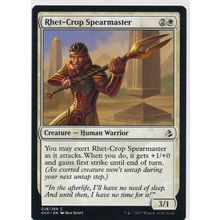 Magic the Gathering MTG Amonkhet 26/269 Rhet-Crop Spearmaster
