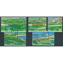 CAN 1995 (SET) 'LOUISBOURG FORTRESS ' (5v) FINE USED (EBID49-027)