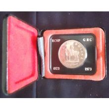 1973 Canada 1 Dollar Silver Specimen Coin Mountie